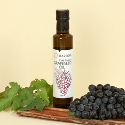 روغن هسته انگور پرس سرد رزبن حجم 250 میلی لیتر