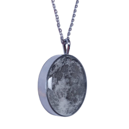 گردنبند زنانه مدل ماه شب تاب رزینی