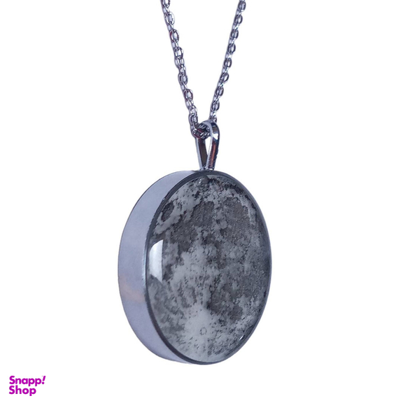 گردنبند زنانه مدل ماه شب تاب رزینی