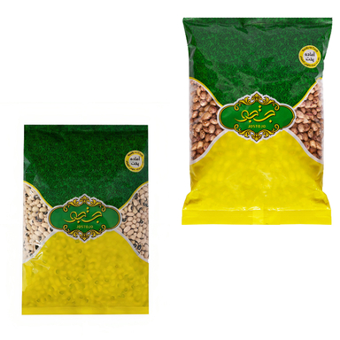 لوبیا چیتی جستجو وزن 900 گرم به همراه لوبیا چشم بلبلی جستجو وزن 900 گرم