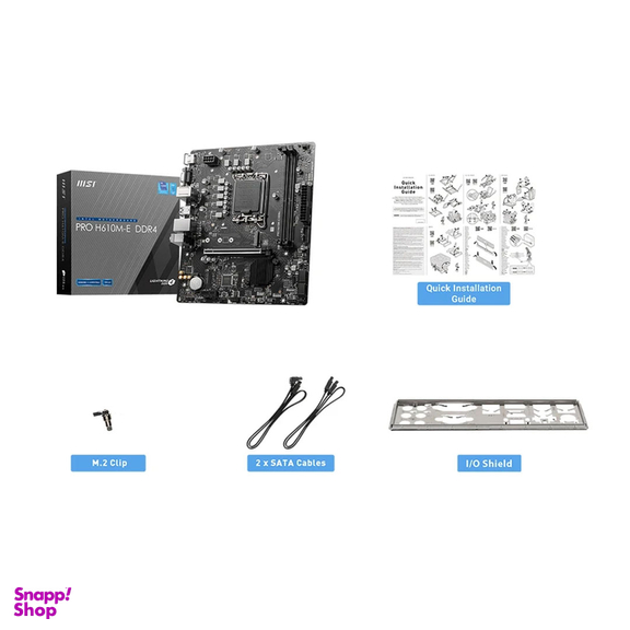 مادربرد ام اس آی مدل MSI PRO H610M-E DDR4