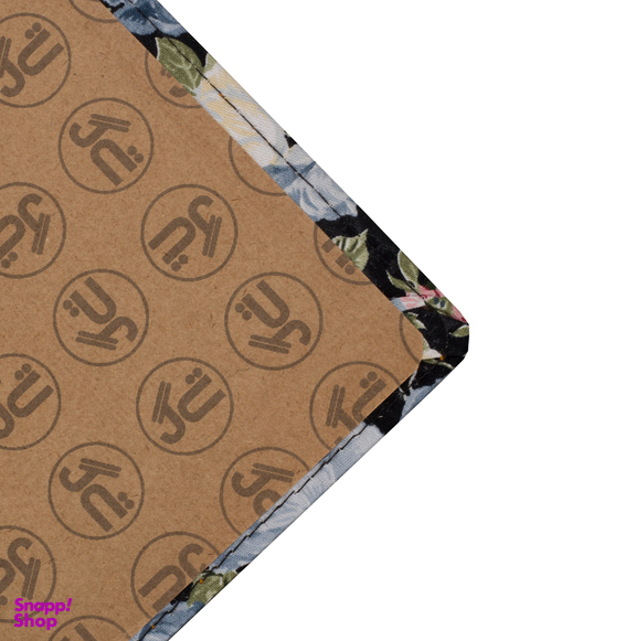 دفتر خط دار کرافت 80 برگ تی گل مدل 2313 طرح گلدار آبی