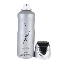 اسپری خوشبو کننده بدن لطافه مدل ماهر لگاسی حجم 200 میلی لیتر