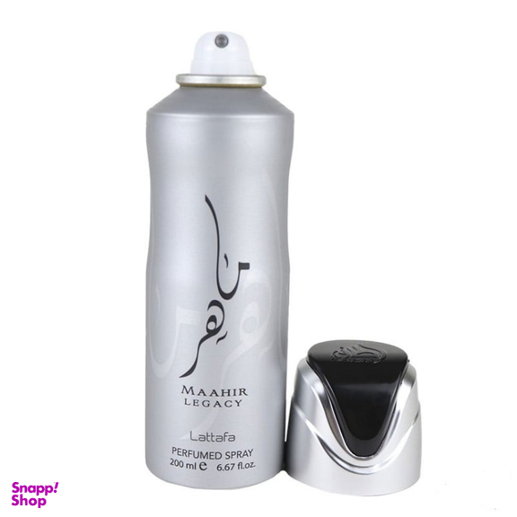 اسپری خوشبو کننده بدن لطافه مدل ماهر لگاسی حجم 200 میلی لیتر