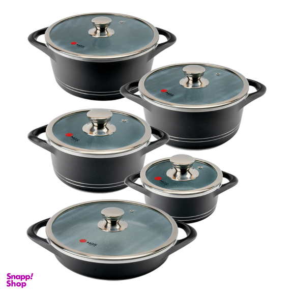 سرویس قابلمه 10 پارچه ام جی اس مدل Italy B کد IB1019