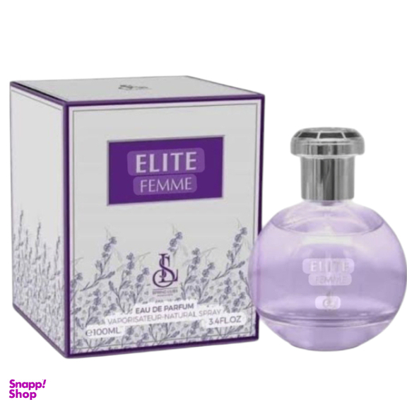 ادوپرفیوم زنانه اسپرینگ لیلیز مدل elite femme حجم 100 میلی لیتر