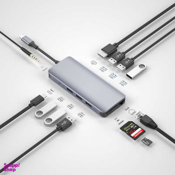 هاب Type-C ویوو مدل Alpha 12in1