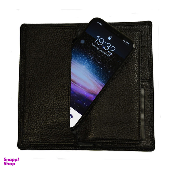 کیف پول کتی چرم طبیعی مردانه آروین چرم کد AR-207