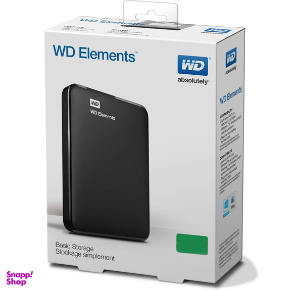 هارد اکسترنال وسترن دیجیتال مدل Elements ظرفیت 500 گیگابایت
