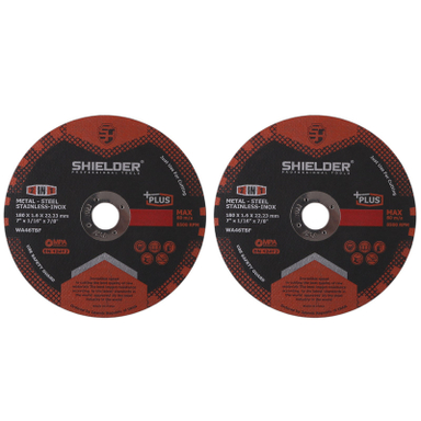 صفحه سنگ برش فلز شیلدر مدل SH18016-2 بسته 2 عددی
