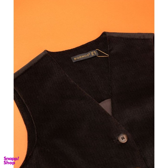 وست زنانه برنس مدل پاییزی 70102 رنگ قهوه ای