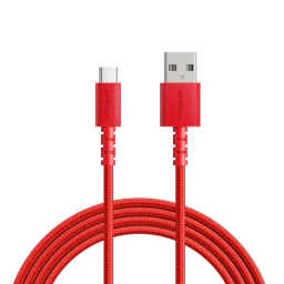 کابل تبدیل USB-A به USB-C انکر مدل A8023 Powerline Select Plus طول 1.8 متر