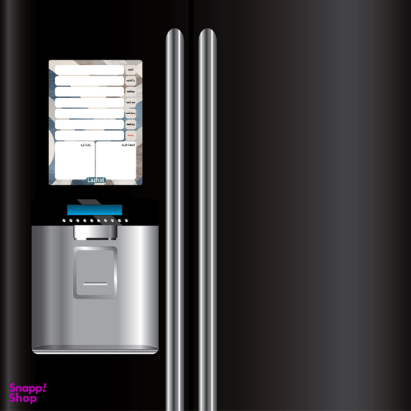 مگنت یخچال لاژید مدل برنامه هفتگی کد MGNT06 سایز 14×18 سانتی متر