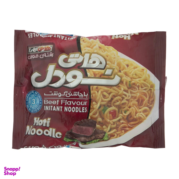 نودل هاتی کارا با طعم گوشت وزن 77 گرم