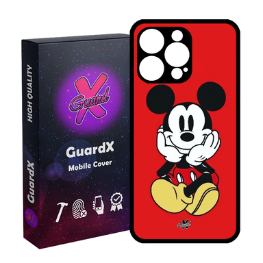 کاور گارد ایکس طرح میکی موس مدل Glass10627 مناسب برای گوشی موبایل اپل iPhone 15 Pro Max