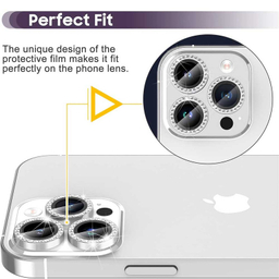 محافظ لنز دوربین بوف مدل Diamond-Luxury مناسب برای گوشی موبایل اپل iphone 14 Pro Max / 14 Pro
