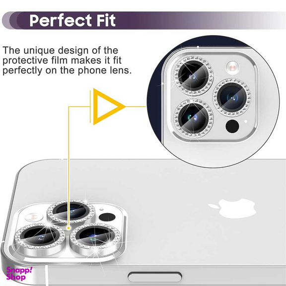 محافظ لنز دوربین بوف مدل Diamond-Luxury مناسب برای گوشی موبایل اپل iphone 14 Pro Max / 14 Pro