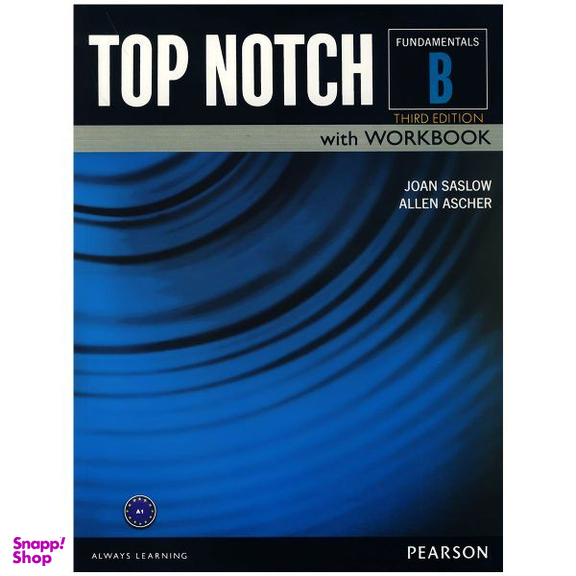 کتاب top notch fundamentals b اثر JOAN SASLOW & ALLEN ASCHER انتشارات زبان مهر