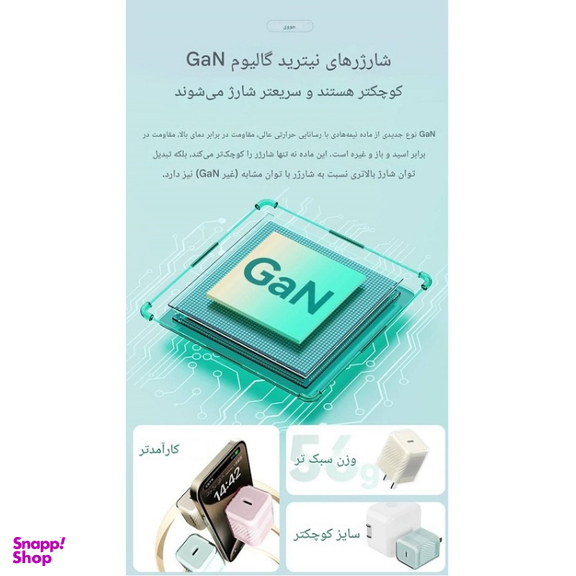 شارژر دیواری 33 وات جووی کد JC-138