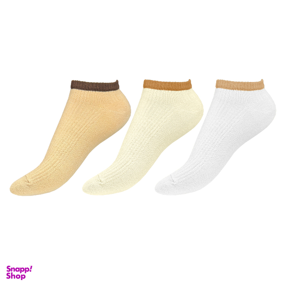 جوراب زنانه ایجی ویجی طرح کبریتی کش رنگی کد egvg-w2-511 مجموعه 3 عددی