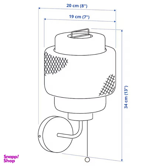 دیوارکوب ایکیا مدل sinnerlig کد 705.512.15