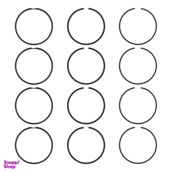 رینگ پیستون رینگ خودرو پارس مدل RKP-EF7-0.50mm مناسب سمند و دنا بسته 12 عددی