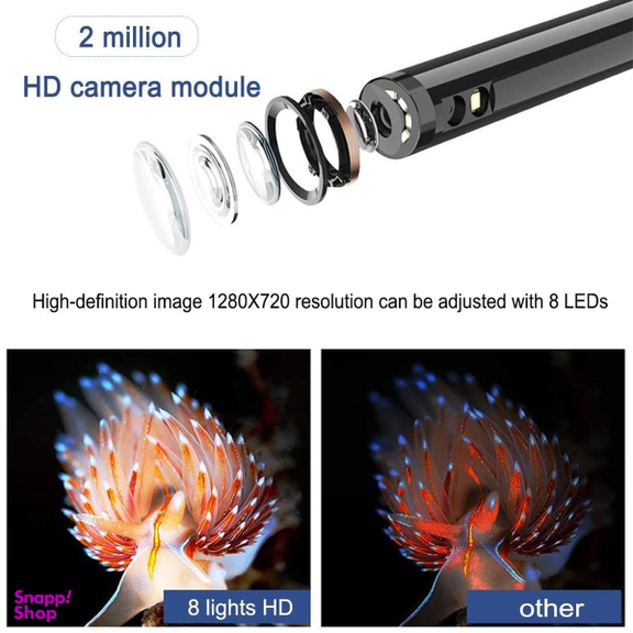 دوربین آندوسکوپی مدل 20 متر 2 لنز کد HARD WIRE HD