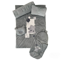 سرویس خواب کودک 5 تکه مادرکر مدل خرس و بالن کد 126