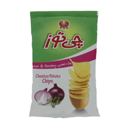 چیپس پیاز و جعفری چی توز وزن 60 گرم