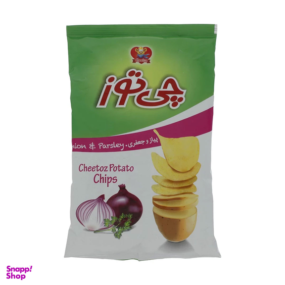 چیپس پیاز و جعفری چی توز وزن 60 گرم
