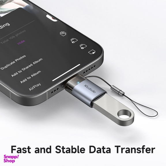 OTG مبدل USB3.0 به Lightning مک دودو مدل OT-739