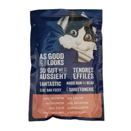 پوچ گربه فلیکس طعم سالمون وزن 85 گرم