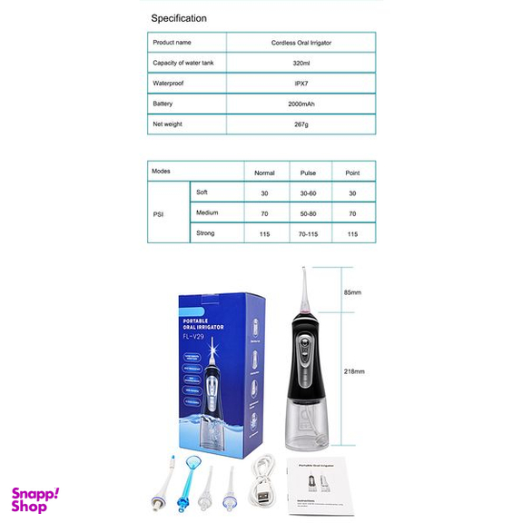 دستگاه شست و شوی دهان و دندان مدل FL-V29