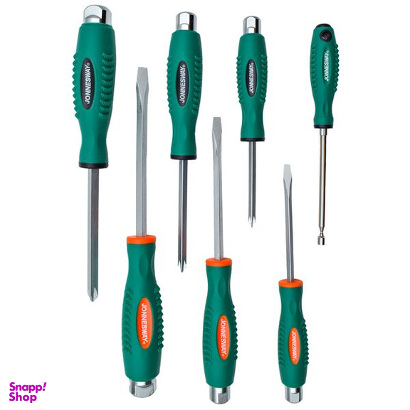 پیچ گوشتی ضربه خور جانزوی مدل D70PP07S مجموعه 7 عددی