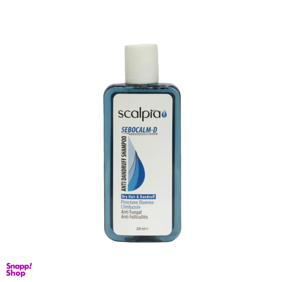 شامپو ضد شوره اسکالپیا مناسب موهای خشک حجم 200 میلی لیتر