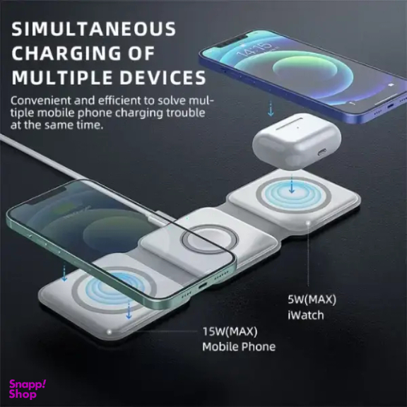 شارژر وایرلس فوربری مدل W07 کد 0018