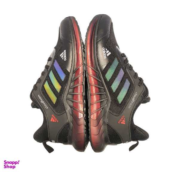 کفش پیاده روی مدل آدیداس کلودفوم روی کد B973 رنگ مشکی