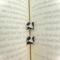 گوشواره نقره زنانه مدل الماس کد 441220 EAR