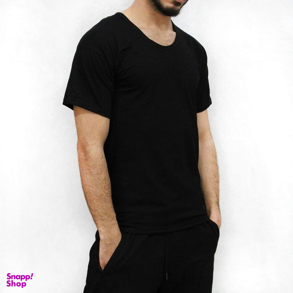 زیرپوش آستین دار مردانه ماییلدا مدل پنبه ای کد 4710-3 رنگ مشکی بسته 3 عددی