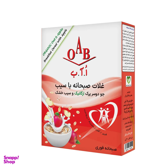 جودوسر فوری OAB طعم ساده و سیب وزن 200 گرم مجموعه ۲ عددی