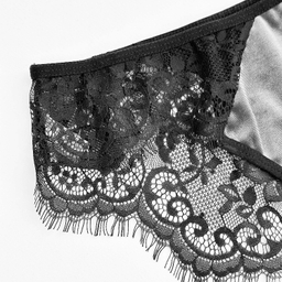 ست سوتین و شورت زنانه نوشه پوش مدل پلانچ کد 85001 رنگ طوسی