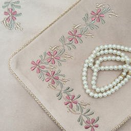 سجاده و جانماز صفاهوم مدل مخمل گلدوزی ملیسا