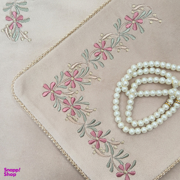 سجاده و جانماز صفاهوم مدل مخمل گلدوزی ملیسا