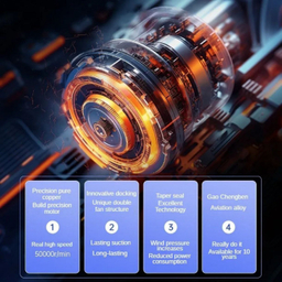 جارو شارژی خودرو ام دی اچ ال مدل MDHL MD A3