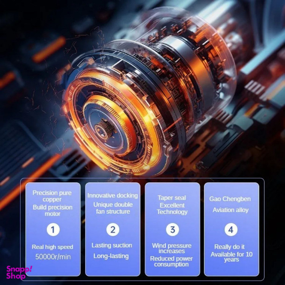 جارو شارژی خودرو ام دی اچ ال مدل MDHL MD A3