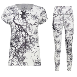 ست تیشرت و لگینگ ورزشی زنانه پانیل مدل 4550600WD