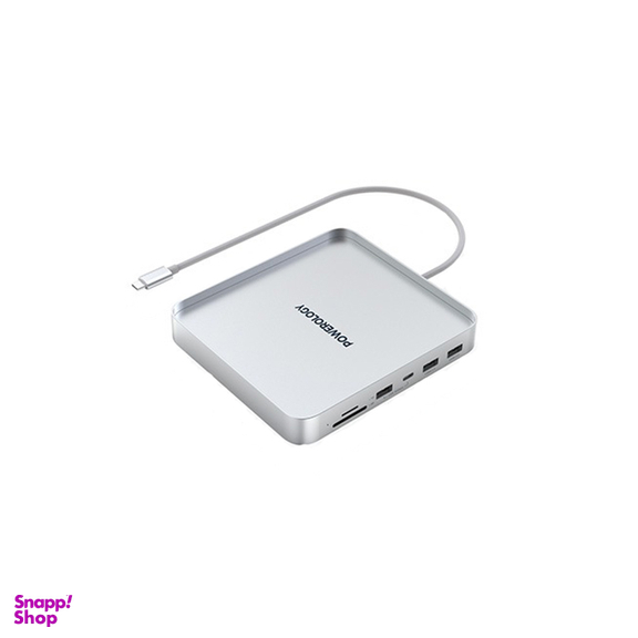 هاب 6 کاره Type-C پاورولوژی مدل USB Hub & Stand