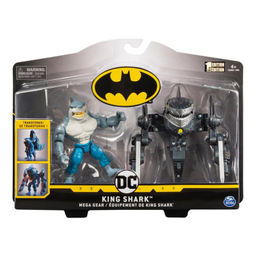 اکشن فیگور اسپین مستر مدل کینگ شارک طرح King Shark Mega Gear مجموعه 2 عددی