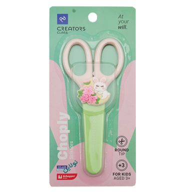 قیچی کریتورز کلاس مدل چاپلی Choply کد CCCS01 طرح خرگوش