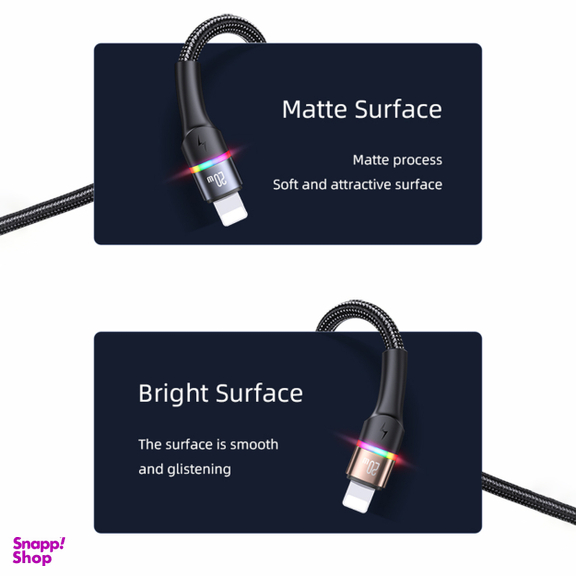 کابل تبدیل USB-C به لایتنینگ یوسمز مدل US-SJ538 طول 1.2 متر